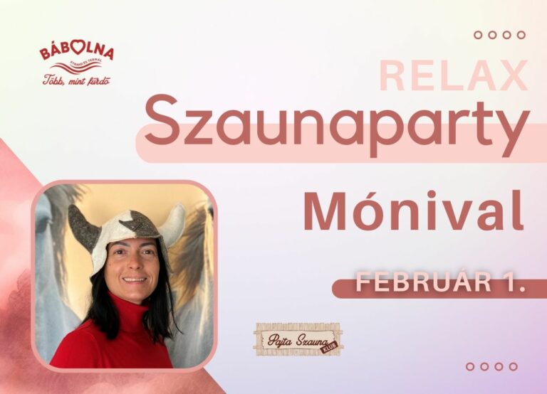 Szaunaparty Mónival