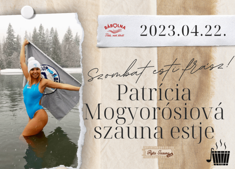 Szombat esti frász! Patrícia Mogyorósiová szauna estje