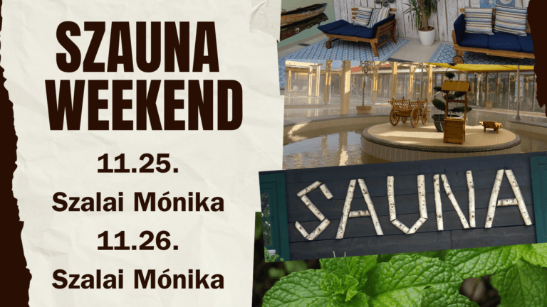 Szauna weekend – Szalai Móinkával