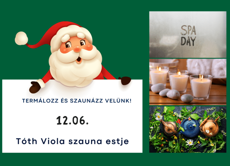 Termálozz és szaunázz velünk! – Tóth Viola szauna estje