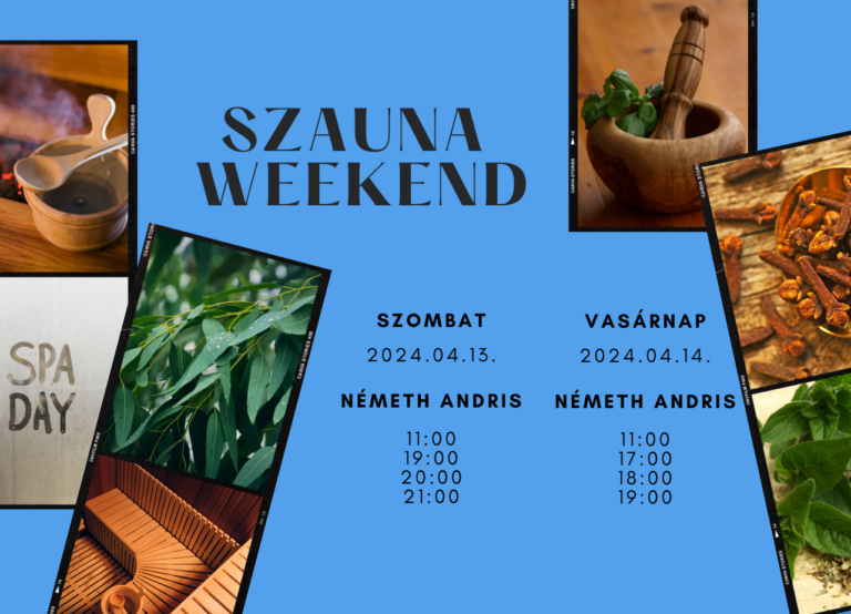 Szauna weekend – Németh Andrissal