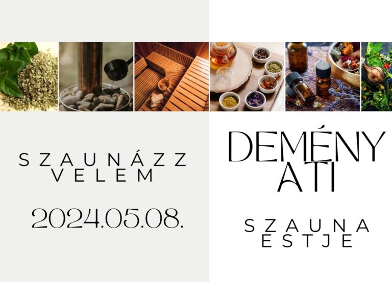 Szaunázz velem! – Demény Ati szauna estje